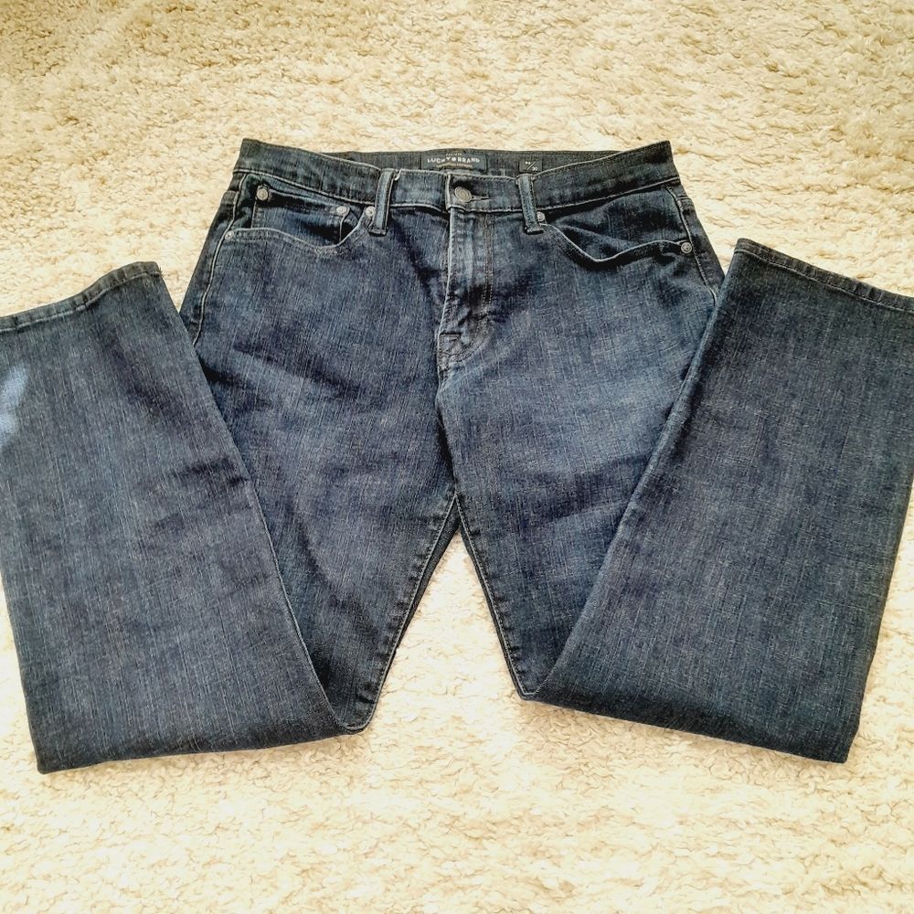 LUCKY BRAND Dark Blue Stretch 221 Straight Mens sz: 32/30
